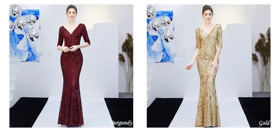 Вечерние платья размера плюс, на шнуровке, Robe De Soiree, DX271-2, золото, с открытой спиной, женское вечернее платье,, сексуальное, v-образный вырез, расшитое блестками, официальные платья