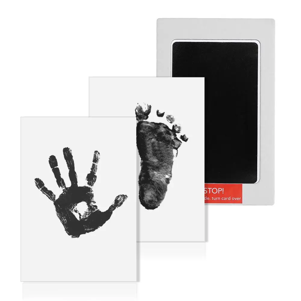 Ink-Pads-Kits Souvenir Inkless Handprint Newborn 0-6-Months Skin Non-Toxic Safe for Pet-Dog