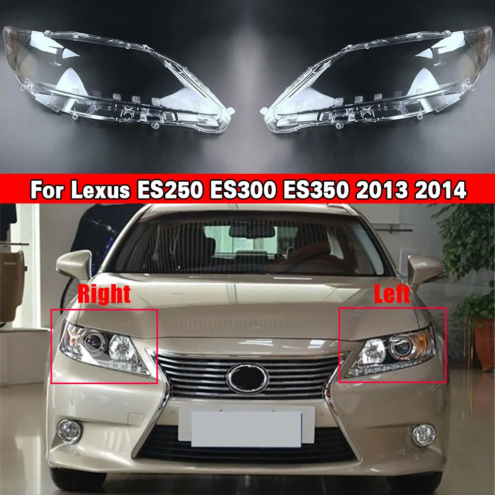 

Car Headlight Lens Replacement Auto Shell Lexus Lampshade Lampcover For ES250 ES300 ES350 2013 2014 Headlamp Cover Shade Shell