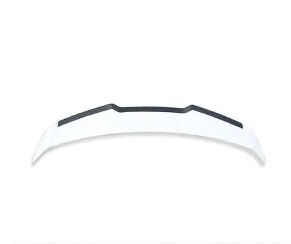 Для Toyota C-HR надрезаемая подкладка, ABS Материал заднее крыло автомобиля черный/белый/красный цвет багажник задний спойлер на крыше Спорт для CHR - Цвет: Белый