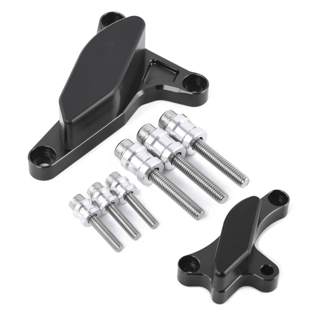 Black CNC рамки ползунки ночлега крышка падение протектор двигателя статора гвардии для 2004 2005 2006 2007 2008 Yamaha YZF R1 1000 YZF-R1 - Цвет: Black