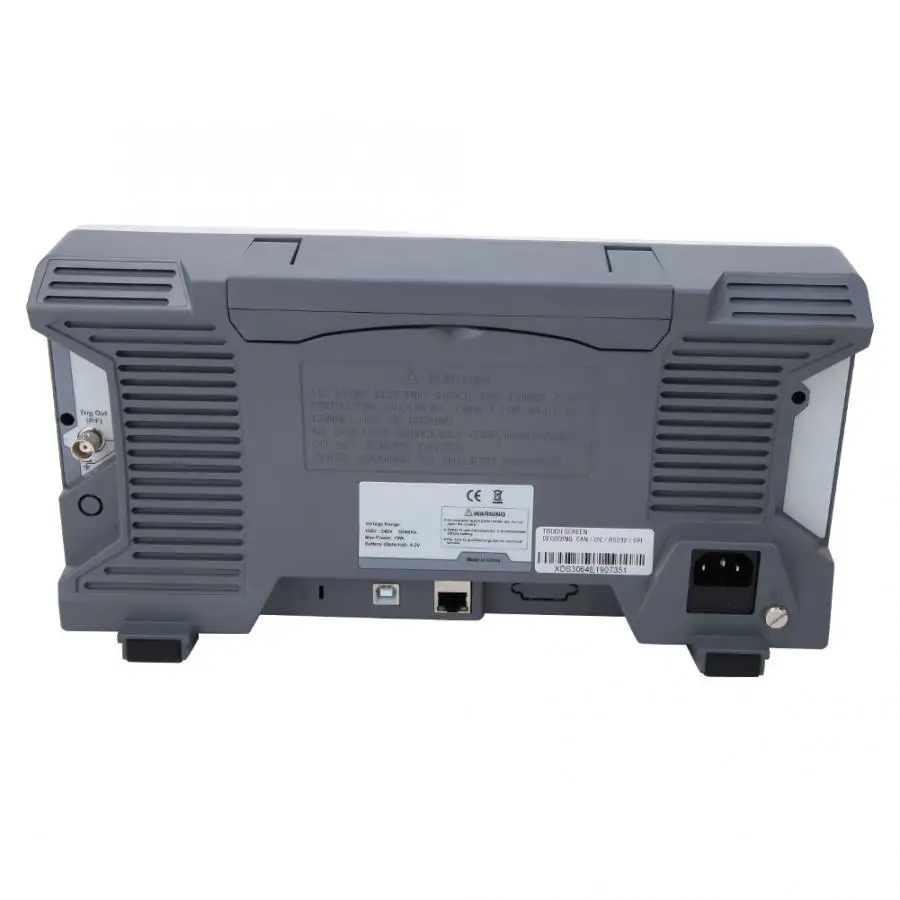 OWON XDS3064E 60 МГц 8 бит сенсорный экран с низким уровнем шума цифровые комплекты осциллографов 4 канала 110-240 В