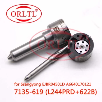 

ORLTL 7135-619 Original Injector Repair Kits Nozzle L244PBD+9308-622B Control Valve For Ssangyong EJBR04501D(A6640170121)