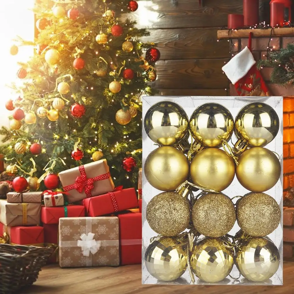 Christmas Tree Hanging Ball Beautiful Painted Ball Party Supplies for Family Gathering Christmas Party Decoration