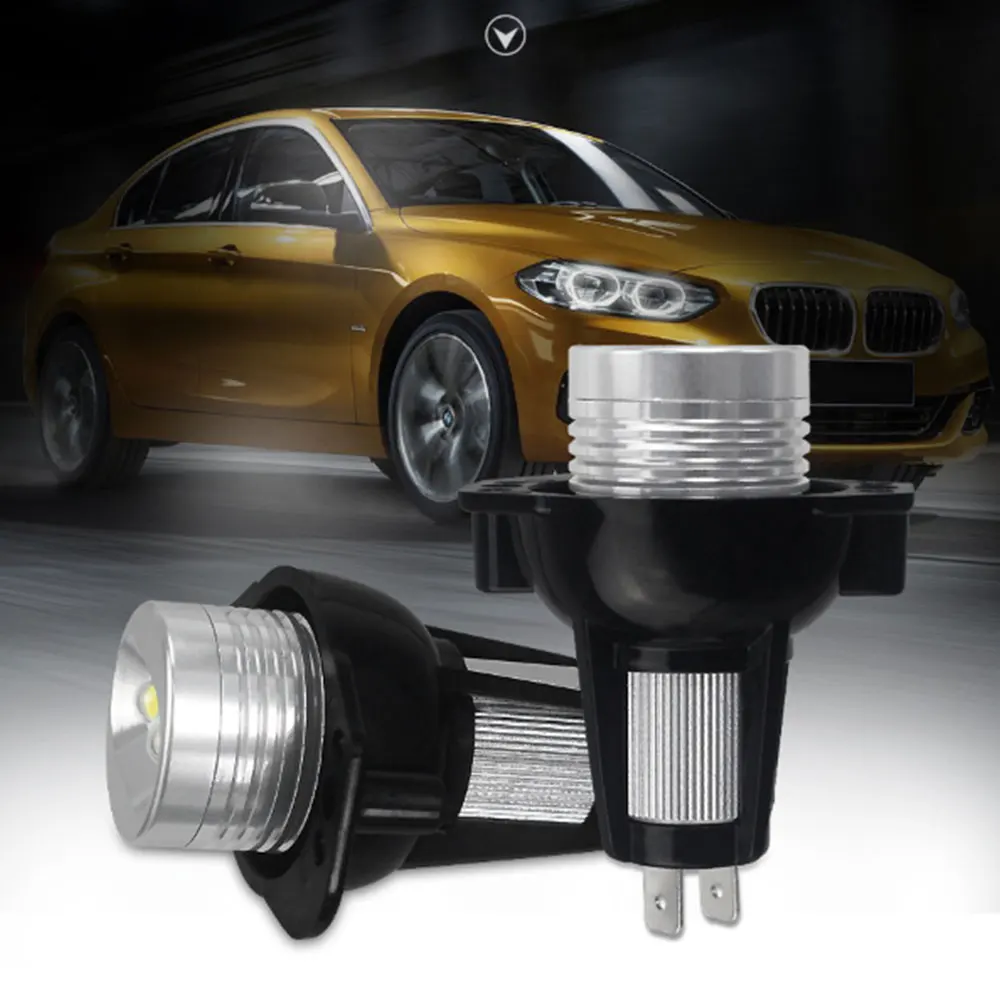 

2 Pcs LED Marker Indicator for BMW 3 Series E90 E91 Angel Eyes LED Side Light Bulb Sedan Wagon Headlights