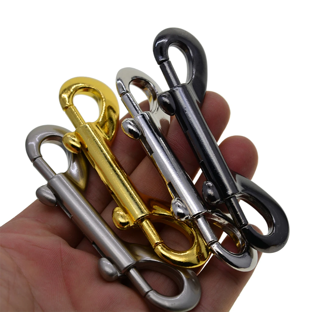 Double-ended Carabiner with 3.5 heavy Duty Brass Snap Hook for - AliExpress