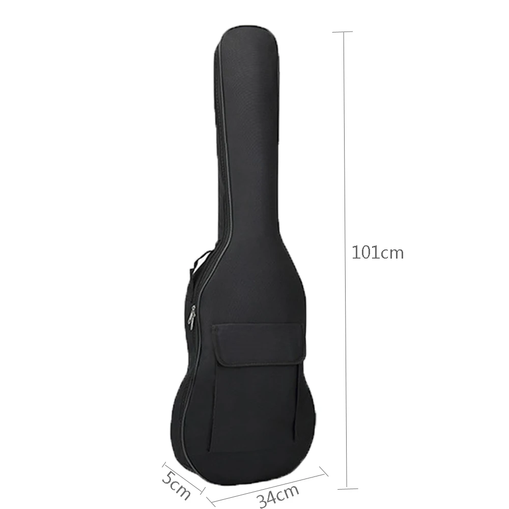 Местный запас двойные ремни мягкий водонепроницаемый электрический бас гитара сумка Мягкий чехол Gig Bag