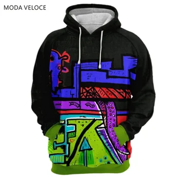 

MODAVELOCE Graff Hoodie Polyester With Wool Dropshipping Custom Hoodie Anime's Men Hoodies Sweatshirts Winter
