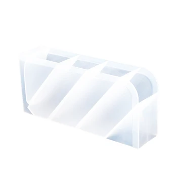 

Supplies Plastic Pencil Holder Desktop Cosmetic Office Protective Pen Organizer School Multi-function Rack Storage Box Durable
