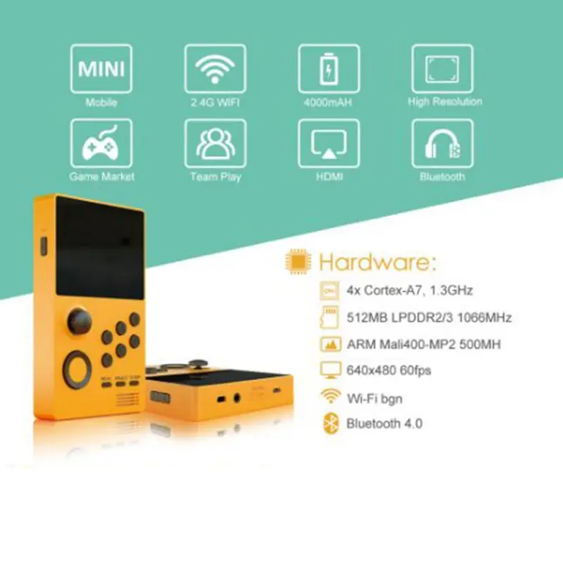 

Retro Moonlight Treasury Nostalgic Handheld Youth Version Ips Screen Built-in 3000 Games 30g 3D Games Wifi Download