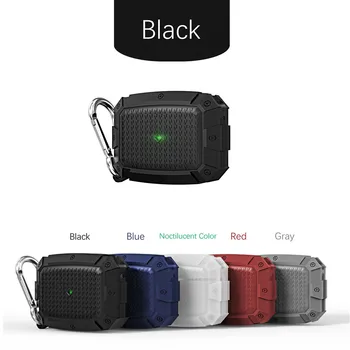 

Silicone case for Airpods Pro/2/1 Accessories Luxury Armor airpods2 Air pods earpods aipods protector cover Apple Airpods case