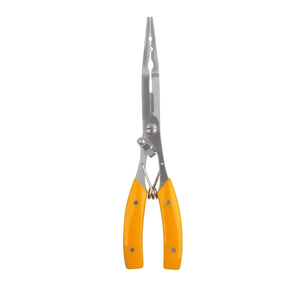 1pc-plier Многофункциональные рыболовные плоскогубцы из нержавеющей стали, разделенные кольца и портативная ручка для рыбной губы, рыболовный захват, инструмент с весовой шкалой - Цвет: 1pc-plier