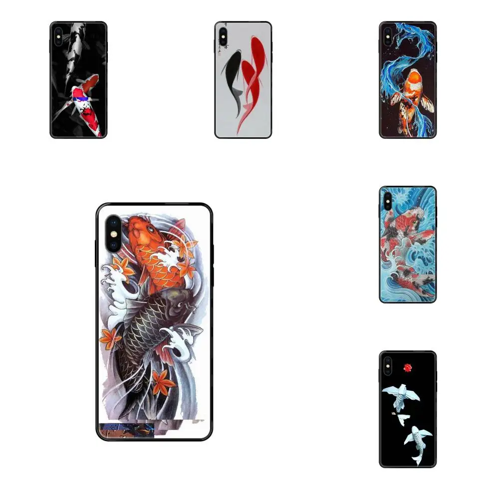 ТПУ 2017 новое поступление для Xiaomi Mi Note A1 A2 A3 5 5s 6 8 9 10 SE Lite Pro Ultra Koi Fish Japanese Art |