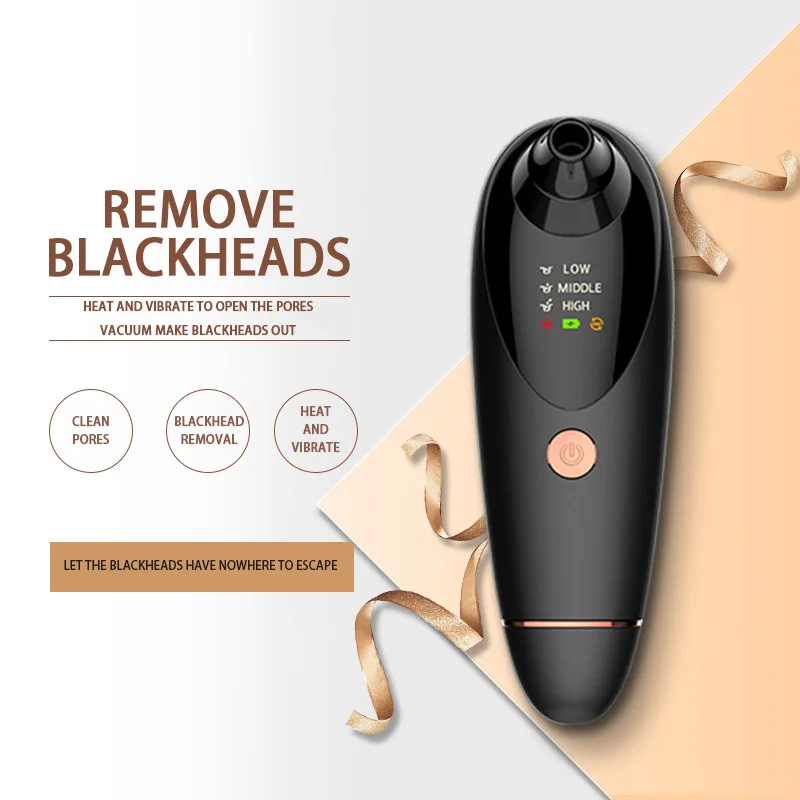 Бытовой электрический прибор для удаления черных точек акне вакуумный