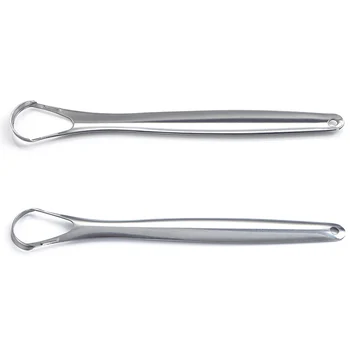 

Stainless Steel Tongue Scraper Fresh Breath Metal Tongue Cleaner Toothbrush Dental for Oral Care Hygiene Tools
