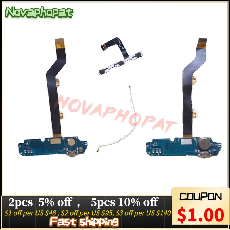 Novaphopat для ZTE BLADE X3 A452 USB док станция Зарядка порт плата включение/выключение