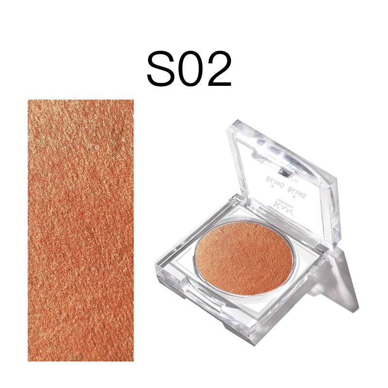 Rosa à Prova Água de Longa Duração de Seda Novo Produto Rosto Corar Paleta Bochecha d' Natural Orange pó Blush Maquiagem Profissional 3 7 rosa à prova d' água de longa