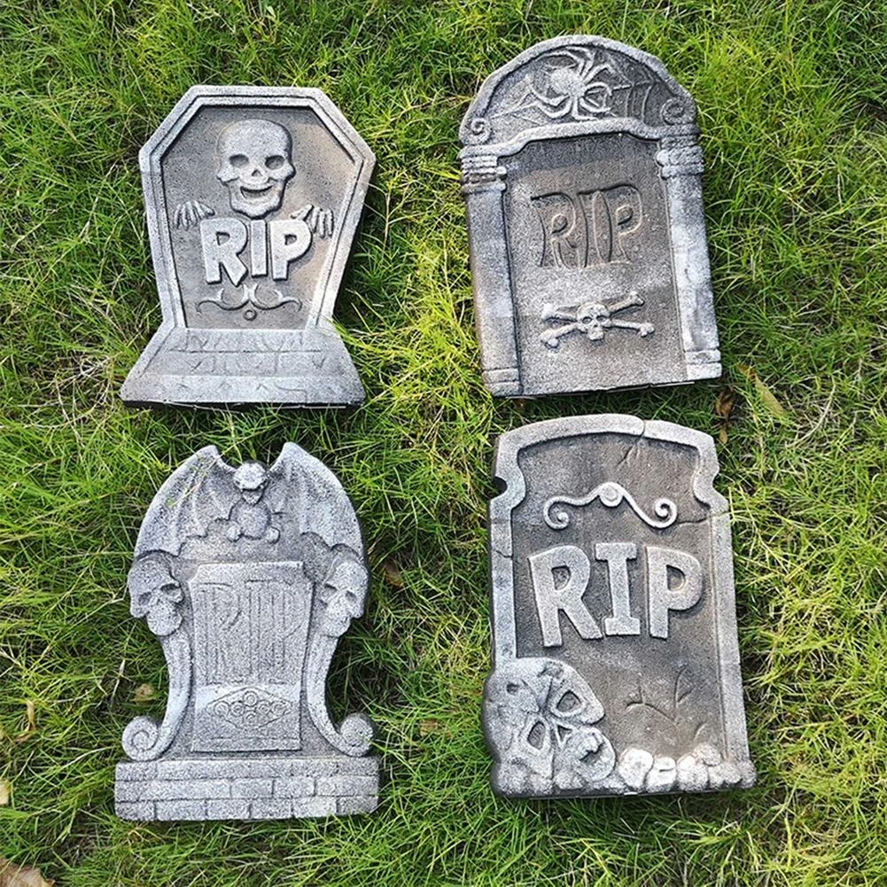Halloween Foam Tombstone Skeleton Tombstone Haunted House Stone Grisly