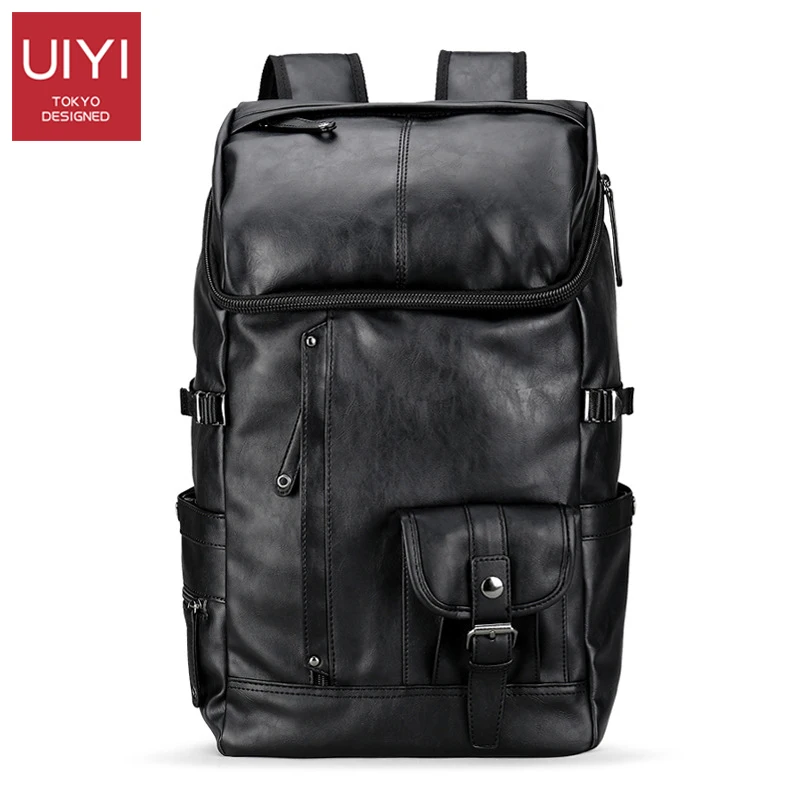 

Backpack Men's College Style Retro Japanese High School College Student Backpack Simple Computer Backpack Leather Crossbody Bag