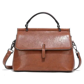 

Women Handbag Women's Designer Luxury Handbag 2020 Fashion New High Quality PU Leathers Retro Shoulder Crossbody Messenger Bag
