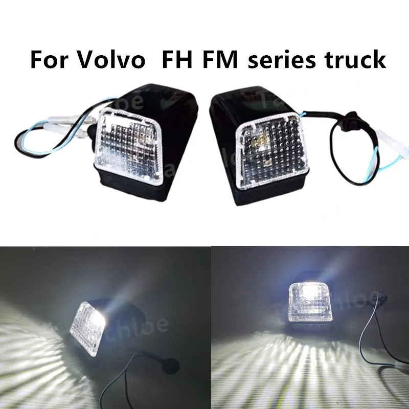 1Pair Led White 24V Truck Top Lamp For Volvo Heavy Truck Fh Truck Fm Truck Roof Lamp Oem 1623726 For Daf Truck Roof Doom Lights|Signal Lamp| - Aliexpress