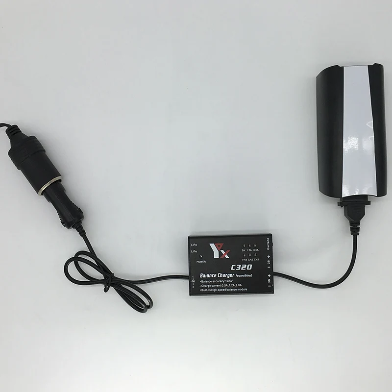 Быстрое Автомобильное зарядное устройство для Parrot bebop 2 зарядное устройство для дрона наружный баланс заряда 12,6 в 2A Bebop 2,0 Дрон Квадрокоптер