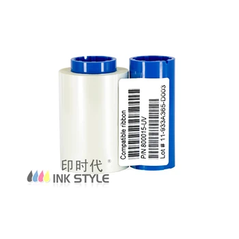 

10pcs/Lot Zebra Eltron UV Ribbon Blue Color 1000prints use in Zebra P310i P330i P420C P430i P500C P600c P720C ID Card Printer