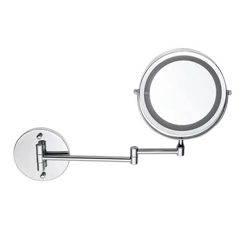 

Led Makeup Mirror With Led Light Folding Wall Mount Vanity Mirror 5X !