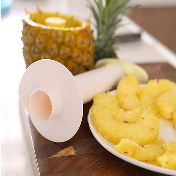 

ABS Kitchen Tools Safe Portable Cutter Fruits Ergonomical Home Convenient Pineapple Peeler Practical Corer Slicer Easy Cleaning