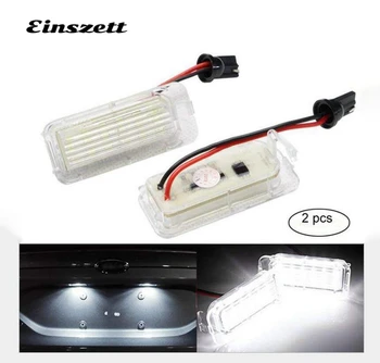 

1Pair Car LED License Plate Light Bulbs For Ford Mondeo Focus 5D Fiseta 18SMD Error Free Rear Lamp