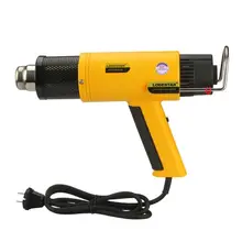 Тепловая пушка 220 В 1800 Вт 2 режима ЖК-дисплей штепсельная вилка США с насадкой электроинструмент