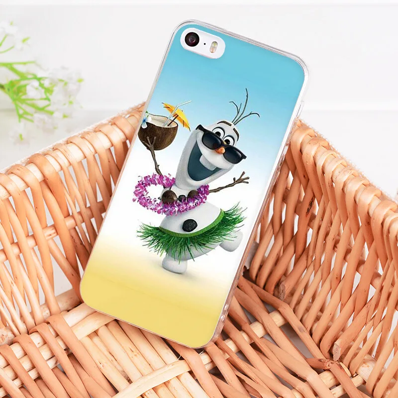 A6 Чехол MaiYaCa с милым Олафом снеговиком для iPhone 7, прозрачные чехлы для iPhone X, 6, 6 S, 7, 7 plus, 8, 8 Plus, 5, 5S, XR, XS MAX - Цвет: A6