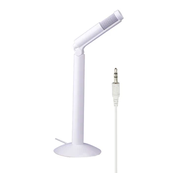

SOONHUA Microphone 3.5mm Plug Condenser Microphone Noise Canceling Microphones For Computer For Video Conference Net Meeting