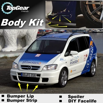 

Bumper Lip Deflector Lips For Opel HydroGen3 HydroGen4 HydroGen 3 / 4 Front Spoiler Skirt For TopGear Friends / Body Kit Strip