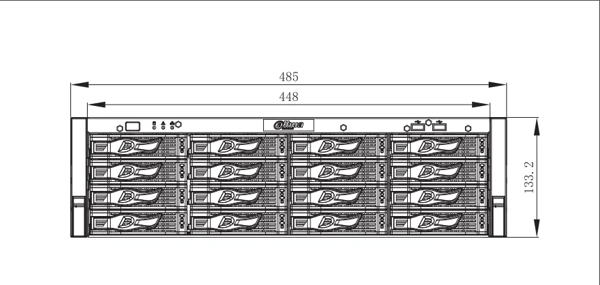 Dahua английский 4K 128CH NVR NVR616-128-4KS2 64/128 Channel Ultra 4K H.265 сетевой видеорегистратор для ip-систем камеры безопасности