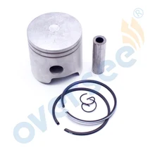 6E7-11631-00 Piston Kit Std With Piston Ring For Yamaha 2T Outboard Parts 9.9 15HP 682 684 63V 63W series D56mm 6E7-11631 Parsun
