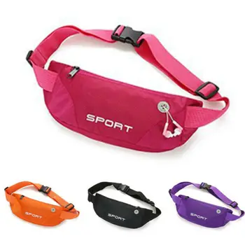 

US Men Women Waist Fanny Pack Camping Sport Hiking Zip Belt Bag Phone Fitness Running Pouch Travel Sport Hip Purse Wallet