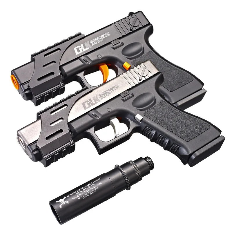 

Ren xiang Glock G18 under for Magazine Toy Gun Deconstructable Hand Water Gun-Back Loaded Pistol Toy