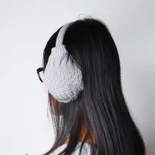 Новинка, покрытие для ушей, унисекс, вязаные наушники удаляемый моющийся, защита для ушей, зимние, теплые