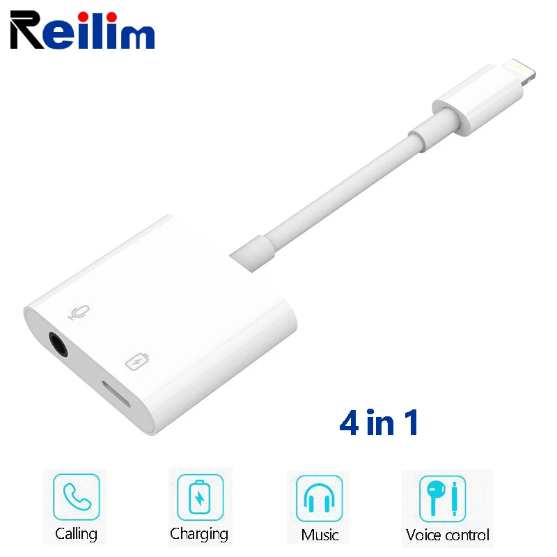 3 5mm Jack Headphone Adapter for iOS 13 Aux 3 5 mm Audio Charging for iPhone 7 8 X XR XS MAX for Lightning Cable Converter