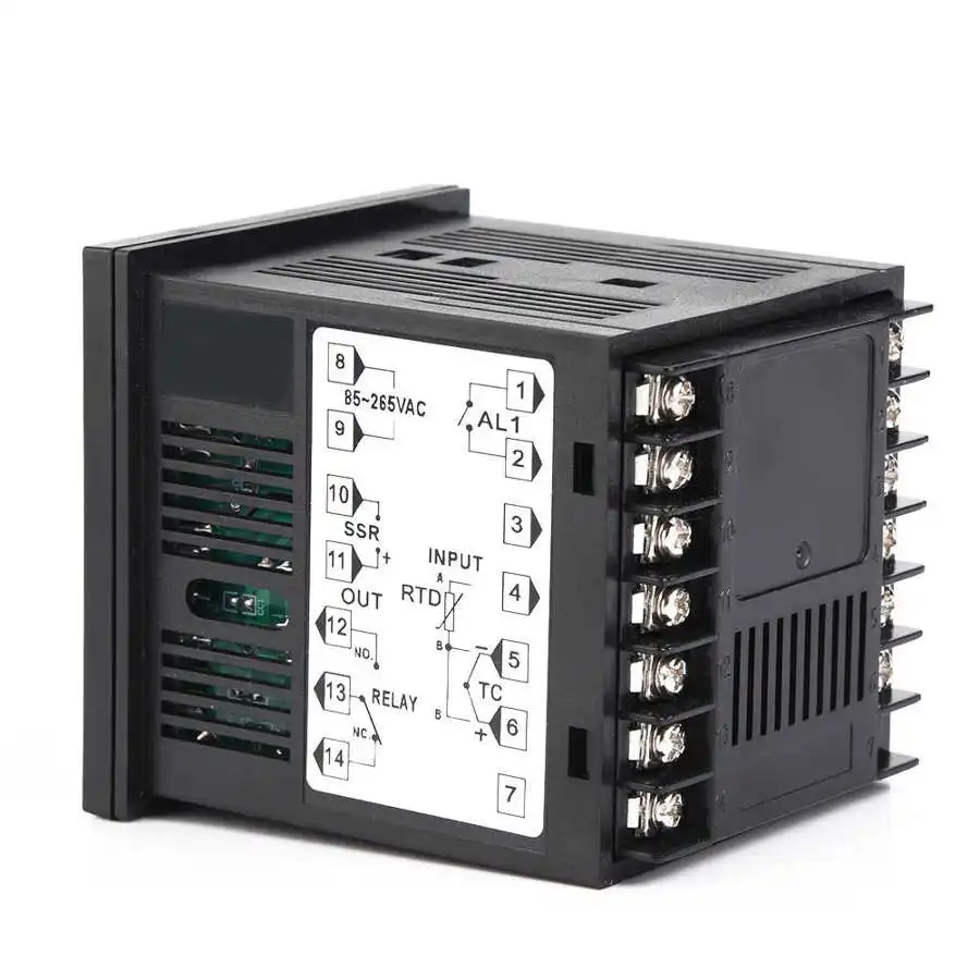 MC701 85 265 в цифровой PID регулятор температуры K Тип PT100 датчик Входное реле/SSR