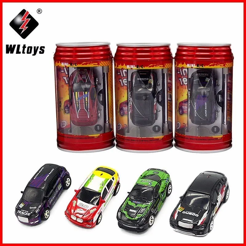 Wltoys 2015-1A Coke Can Мини RC автомобиль Горячая продажа 20 км/ч радио дистанционное управление маленькая Гоночная машина частоты игрушки для