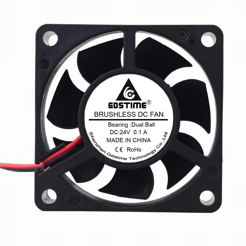 Gdstime-ventilador para impressora, exaustor axial de 24v,