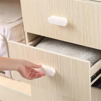 

Door Handle 2pcs/lot Paste Open Sliding Door Handles for Interior Doors Window Cabinet Drawer Wardrobe Self-adhesive Handle