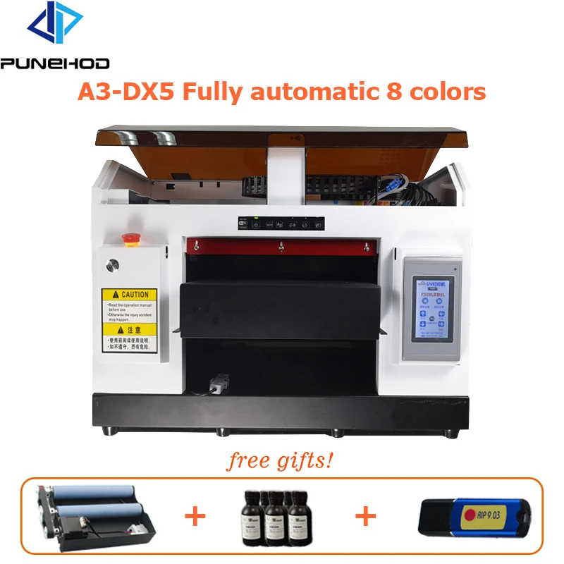 Принтер Punehod A3 8 цветов принтер Epson DX5 прямая струйная печатная машина DTG для | Отзывы и видеообзор