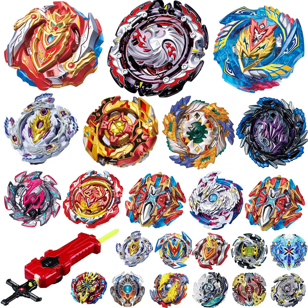 Волчок Beyblade лаунчер металлический B-131 fusion игрушки Арена бейблэйд Ахиллес Феникс
