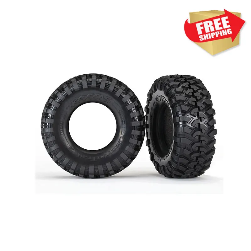 Радиоуправляемые запчасти гусеничный TRX-4 S1 Traxxas Compund 1,9 дюймов Canyon Trail Гусеничные Шины 2 шт w/пенные вставки#8270 опция обновления