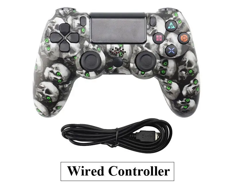 Wired 3 Геймпад PS4 контроллер Bluetooth беспроводной/USB проводной джойстик для SONY Playstation 4 игровой автомат консоль ПК паровой - Цвет: Wired 3