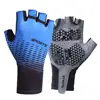 1Pair Men Cycling Gloves Thick Anti-Slip Half Finger Gloves Mittens for Gym Breathable Climbing Wear-Resistant Gloves 3