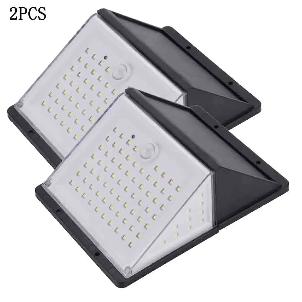 

1/2PCS Five-Working Mode Solar Powered LED Wall Lamp Outdoor Security Lighting Waterproof for Garden Garage Porch Patio Path